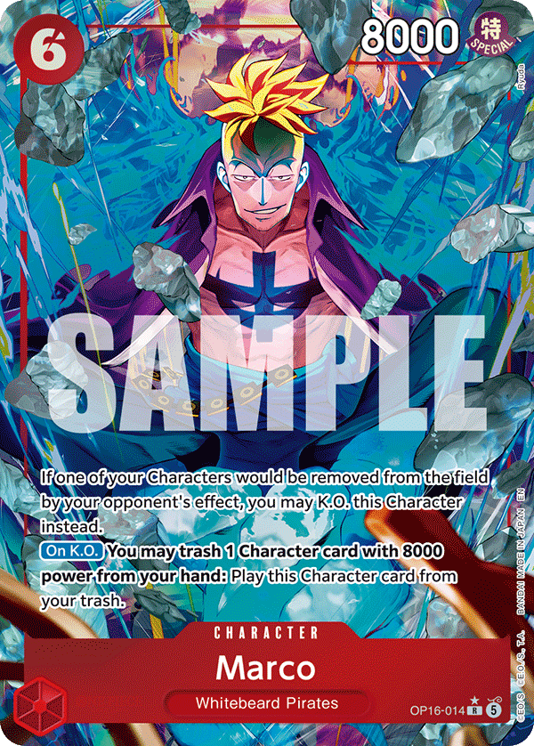 Marco (Alternate Art) - OP16-014 - THE TIME OF BATTLE
