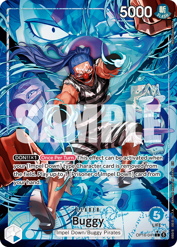 Buggy (Alternate Art) - OP16-041 - THE TIME OF BATTLE