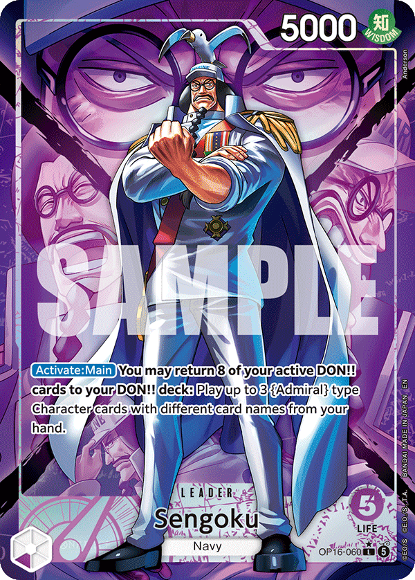 Sengoku (Alternate Art) - OP16-060 - THE TIME OF BATTLE