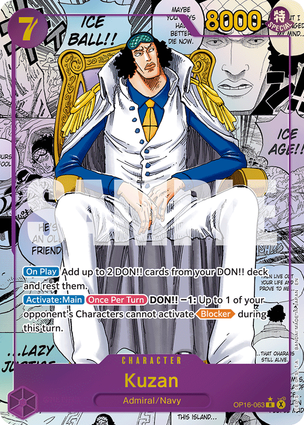 Kuzan (Manga) - OP16-063 - THE TIME OF BATTLE