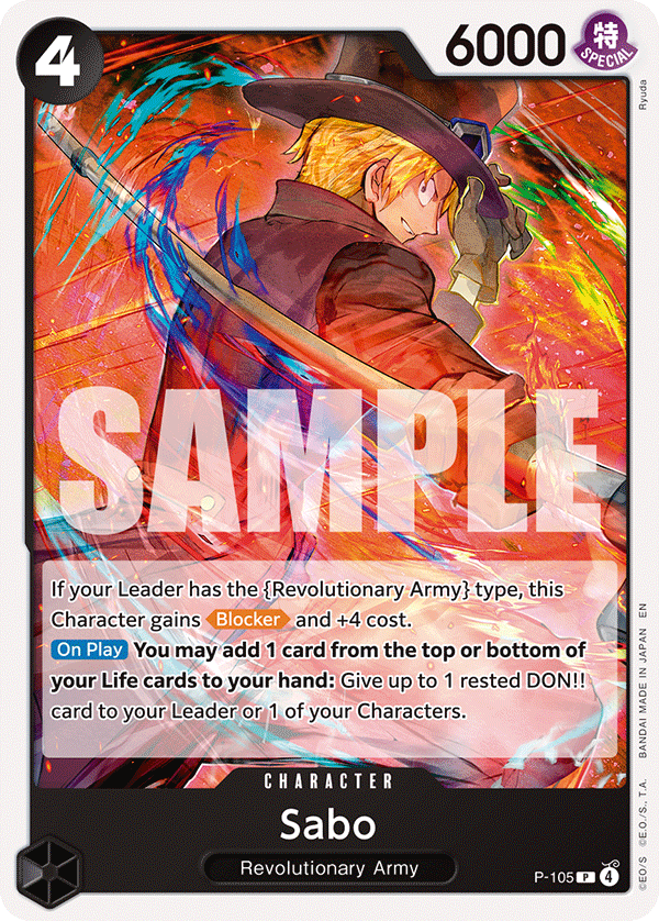 Sabo - P-105 - RED/BLACK Sabo