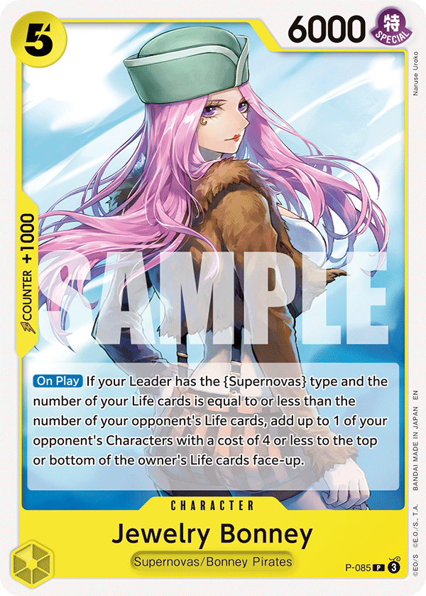 Jewelry Bonney - P-085 - YELLOW Eustass"Captain"Kid