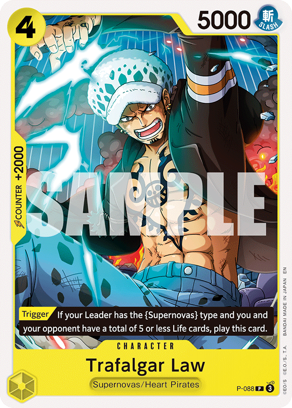 Trafalgar Law - P-088 - YELLOW Eustass"Captain"Kid