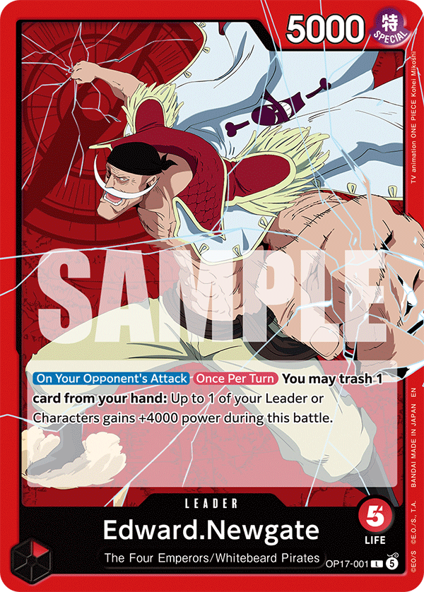 Edward.Newgate - OP17-001 - THE WORLD’S STRONGEST WARRIORS