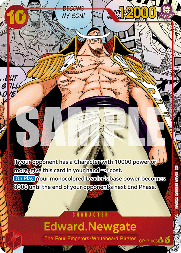 Edward.Newgate (Manga) - OP17-005 - THE WORLD’S STRONGEST WARRIORS