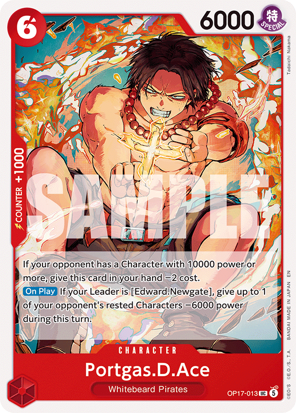 Portgas.D.Ace - OP17-013 - THE WORLD’S STRONGEST WARRIORS
