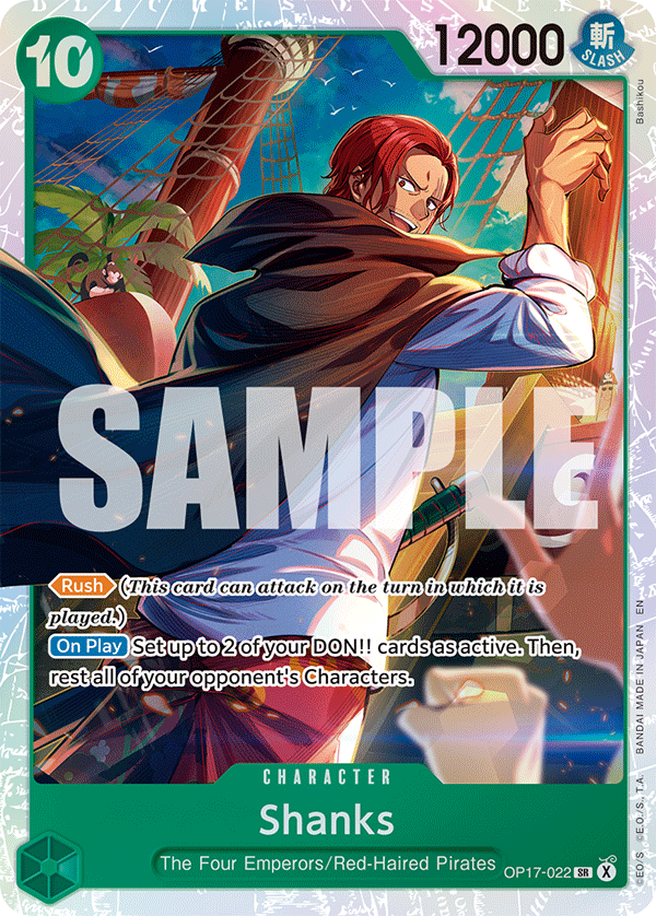 Shanks - OP17-022 - THE WORLD’S STRONGEST WARRIORS