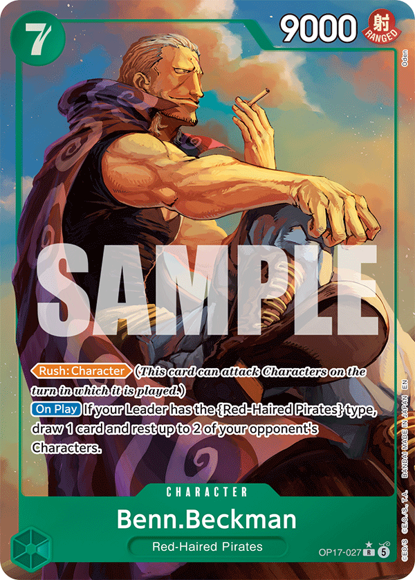 Benn.Beckman (Alternate Art) - OP17-027 - THE WORLD’S STRONGEST WARRIORS