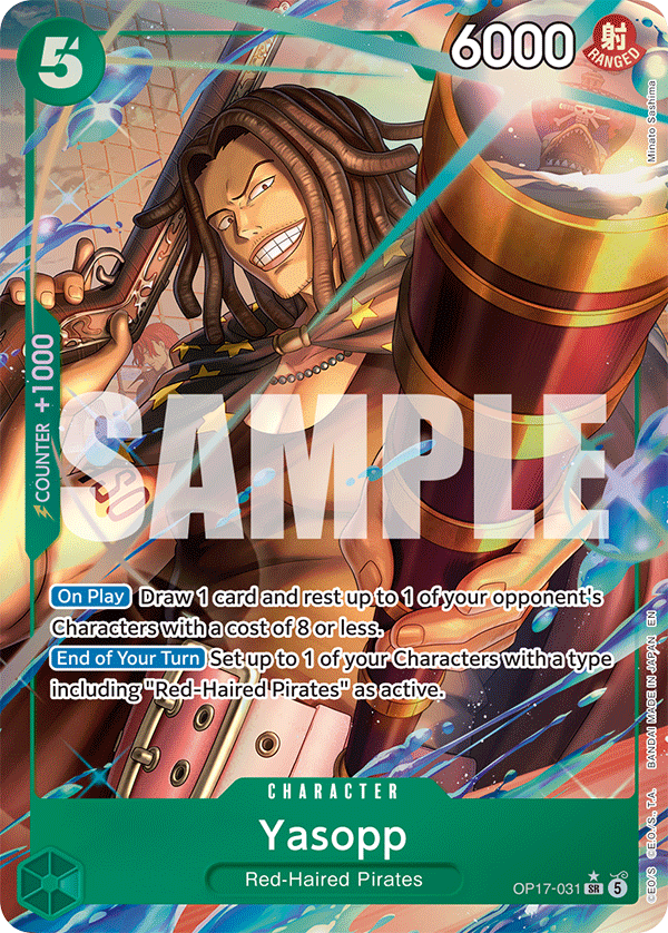 Yasopp (Alternate Art) - OP17-031 - THE WORLD’S STRONGEST WARRIORS