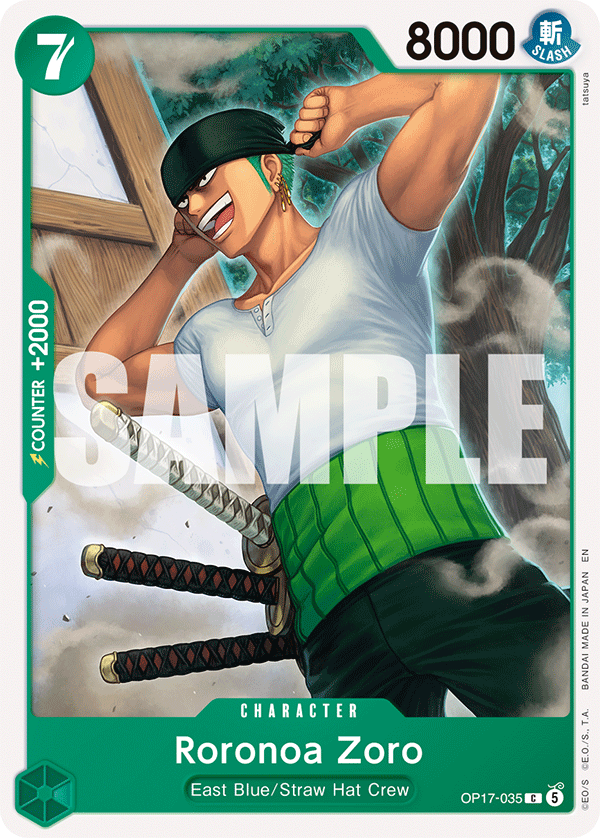 Roronoa Zoro - OP17-035 - THE WORLD’S STRONGEST WARRIORS