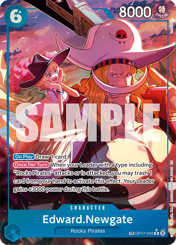 Edward.Newgate (TR) - OP17-040 - THE WORLD’S STRONGEST WARRIORS