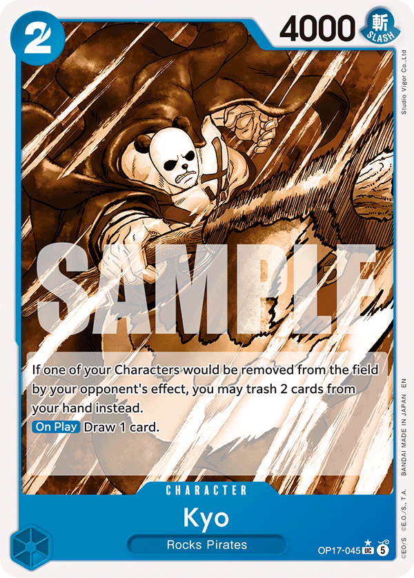 Kyo (Pandaman Art) - OP17-045 - THE WORLD’S STRONGEST WARRIORS