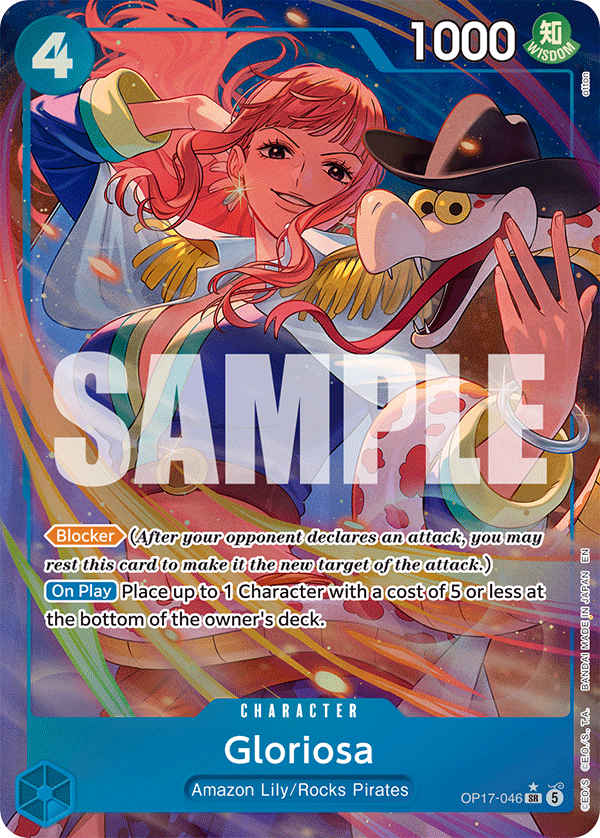 Gloriosa (Alternate Art) - OP17-046 - THE WORLD’S STRONGEST WARRIORS