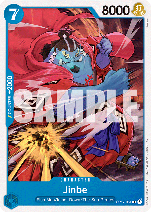 Jinbe - OP17-051 - THE WORLD’S STRONGEST WARRIORS