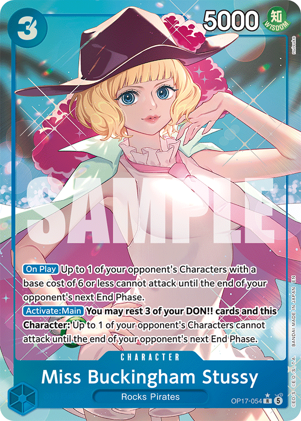 Miss Buckingham Stussy (Alternate Art) - OP17-054 - THE WORLD’S STRONGEST WARRIORS