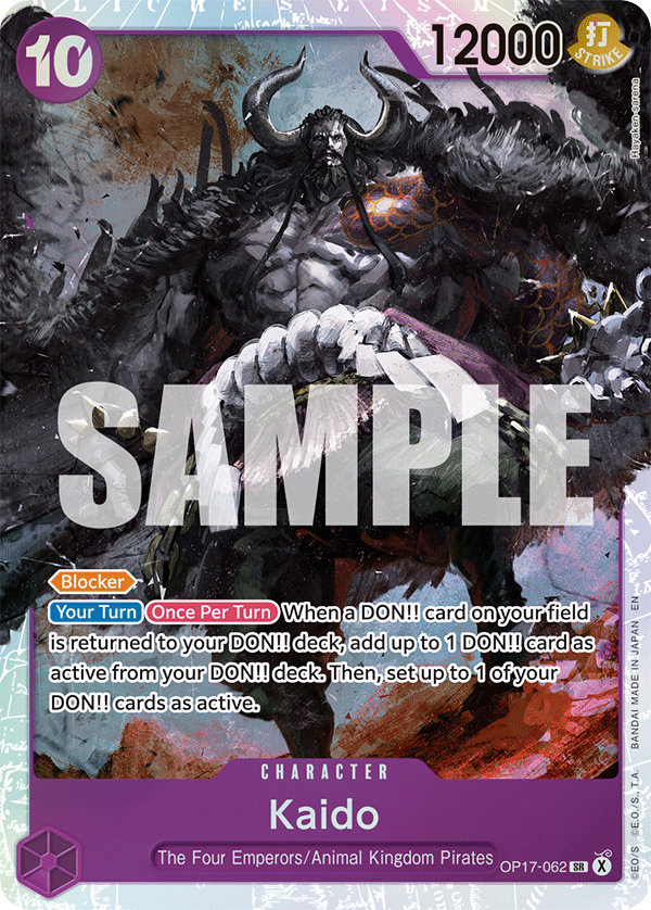 Kaido - OP17-062 - THE WORLD’S STRONGEST WARRIORS
