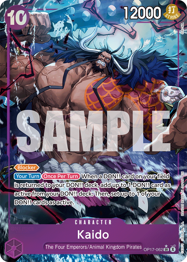 Kaido (Alternate Art) - OP17-062 - THE WORLD’S STRONGEST WARRIORS