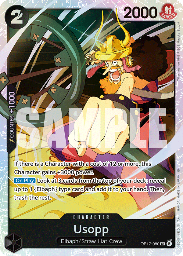 Usopp - OP17-080 - THE WORLD’S STRONGEST WARRIORS