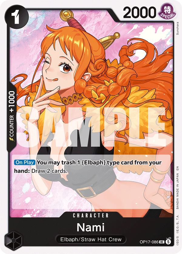 Nami - OP17-086 - THE WORLD’S STRONGEST WARRIORS