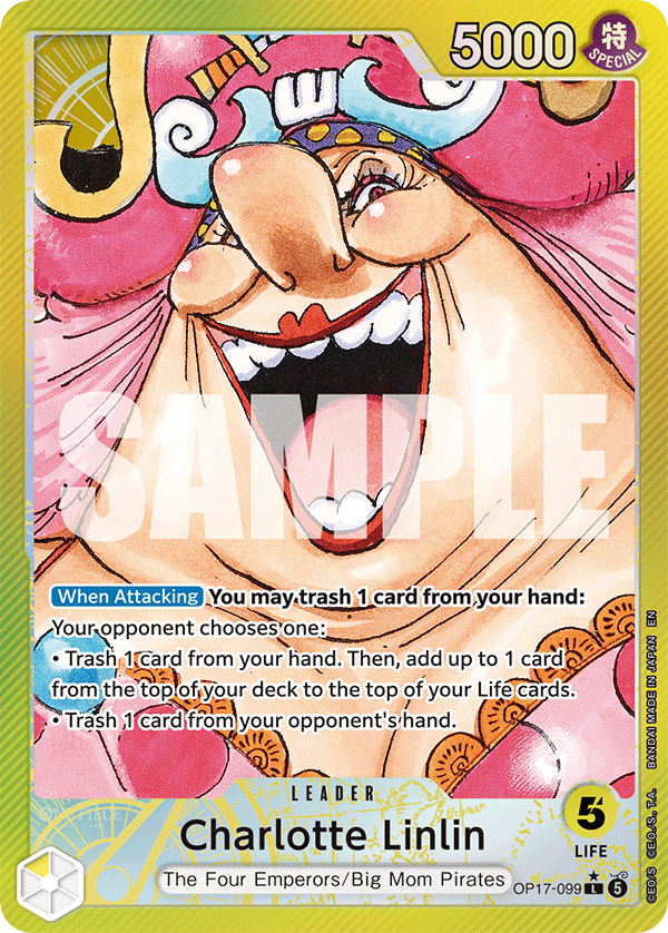 Charlotte Linlin (Alternate Art) - OP17-099 - THE WORLD’S STRONGEST WARRIORS