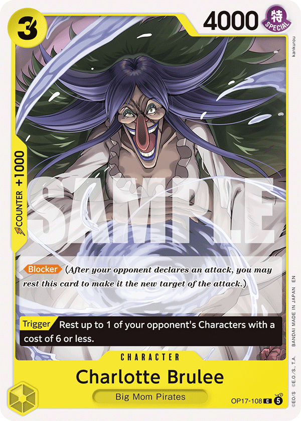 Charlotte Brulee - OP17-108 - THE WORLD’S STRONGEST WARRIORS