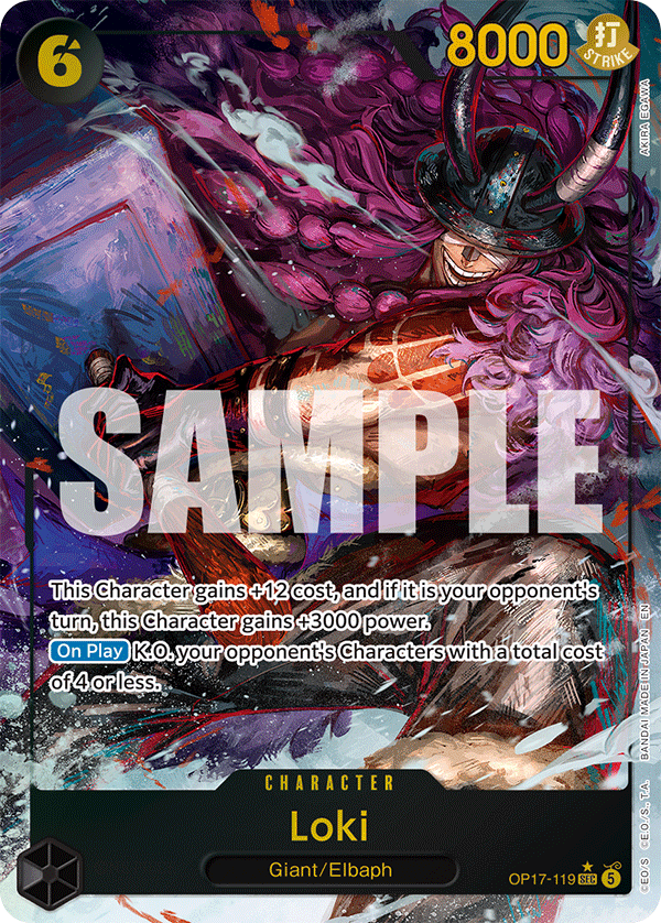 Loki (Alternate Art) - OP17-119 - THE WORLD’S STRONGEST WARRIORS