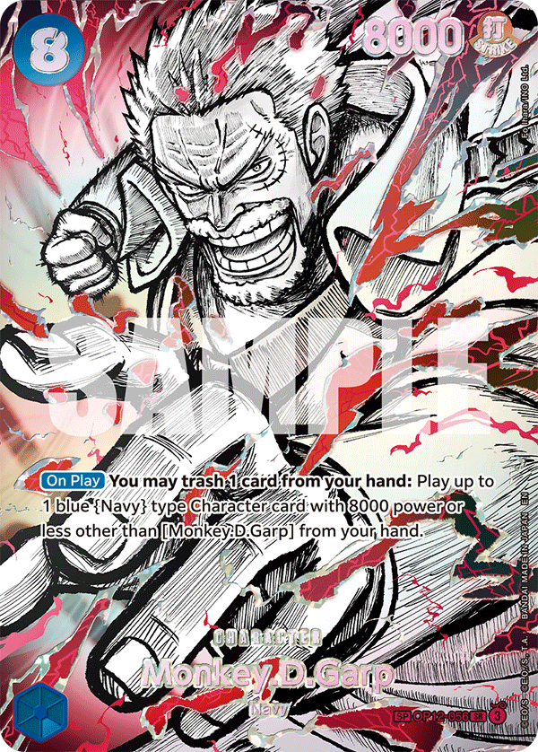 Monkey.D.Garp (SP) - OP12-056 - THE WORLD’S STRONGEST WARRIORS