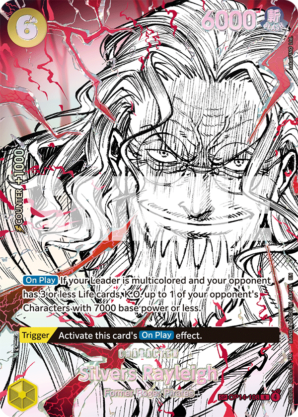 Silvers Rayleigh (SP) - OP14-108 - THE WORLD’S STRONGEST WARRIORS