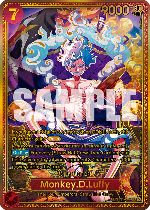 Monkey.D.Luffy (SP) - ST31-004 - THE WORLD’S STRONGEST WARRIORS