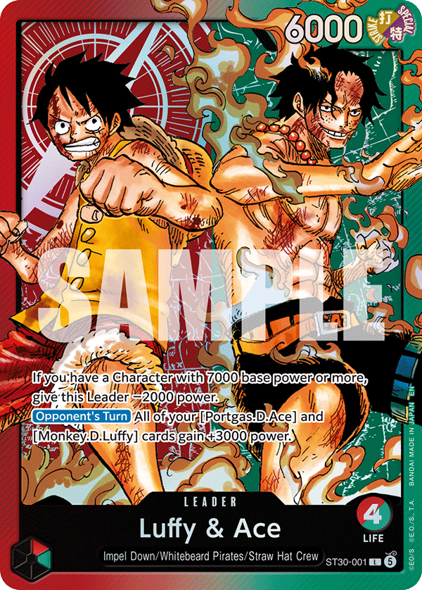 Luffy & Ace - ST30-001 - Luffy & Ace