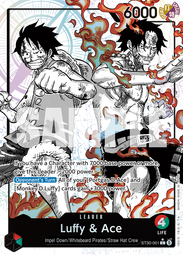 Luffy & Ace (Parallel) - ST30-001 - Luffy & Ace