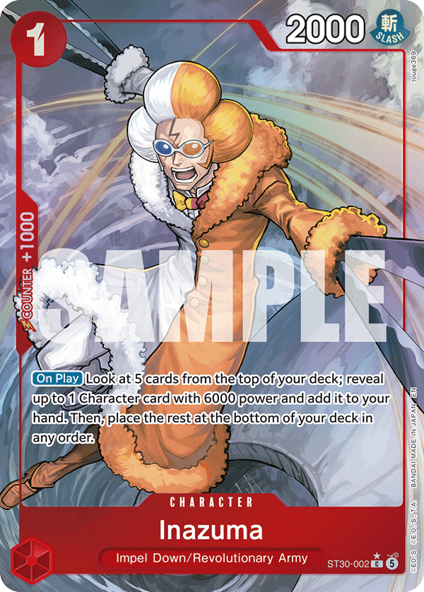 Inazuma (Full Art) - ST30-002 - Luffy & Ace