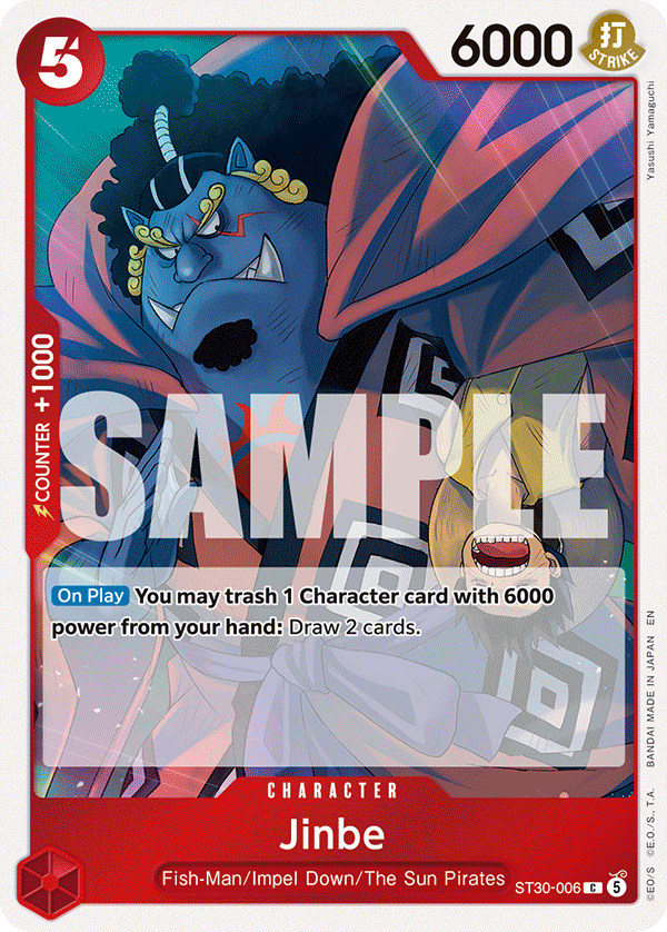 Jinbe - ST30-006 - Luffy & Ace