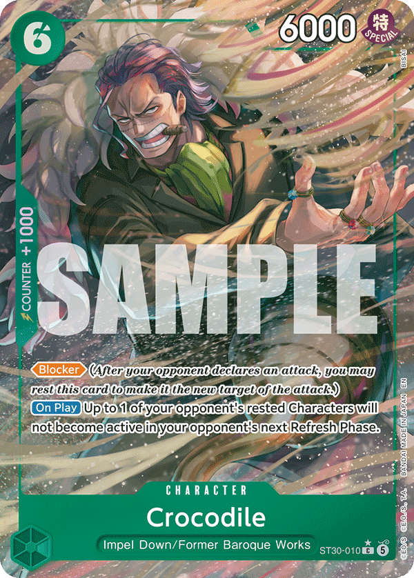 Crocodile (Full Art) - ST30-010 - Luffy & Ace