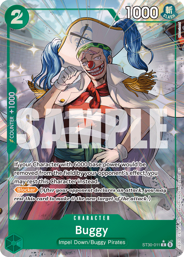 Buggy (Full Art) - ST30-011 - Luffy & Ace