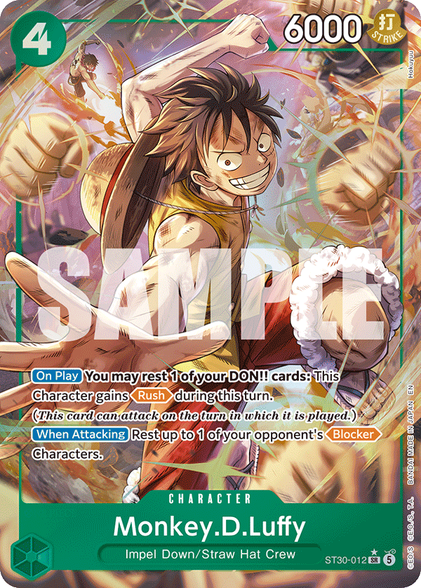 Monkey.D.Luffy (Full Art) - ST30-012 - Luffy & Ace