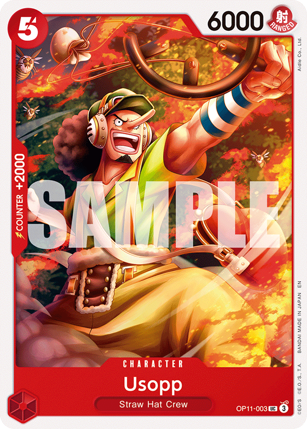 Usopp - OP11-003 - RED Monkey.D.Luffy
