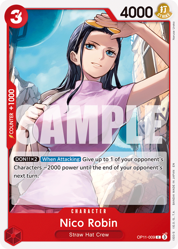 Nico Robin - OP11-009 - RED Monkey.D.Luffy