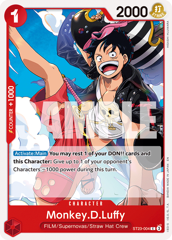 Monkey.D.Luffy - ST23-004 - RED Monkey.D.Luffy