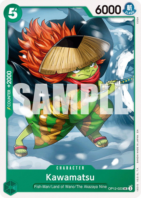 Kawamatsu - OP12-023 - GREEN Roronoa Zoro