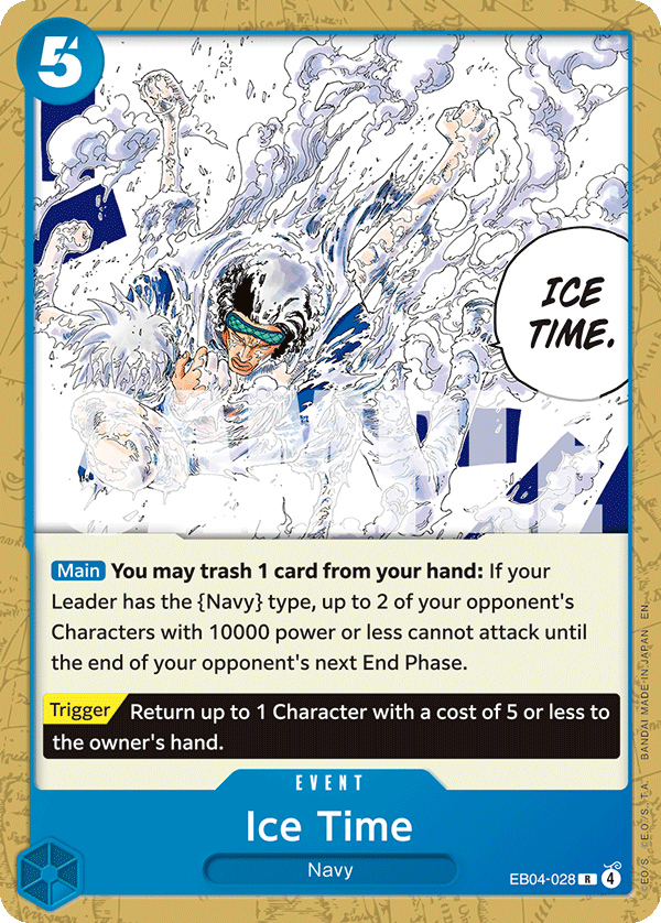 Ice Time - EB04-028 - BLUE Kuzan