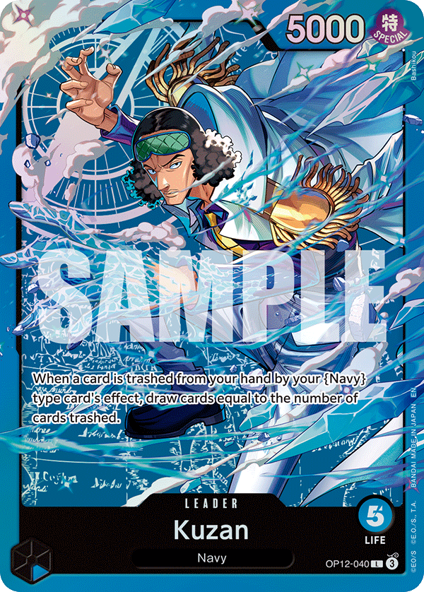 Kuzan - OP12-040 - BLUE Kuzan