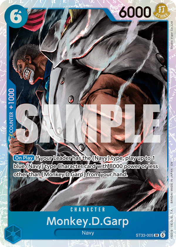 Monkey.D.Garp - ST33-005 - BLUE Kuzan