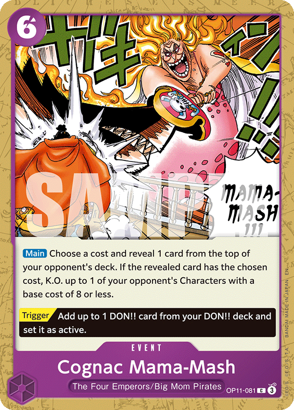 Cognac Mama-Mash - OP11-081 - PURPLE Charlotte Katakuri