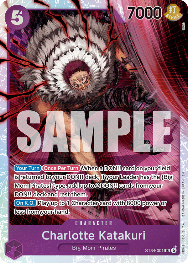 Charlotte Katakuri - ST34-001 - PURPLE Charlotte Katakuri