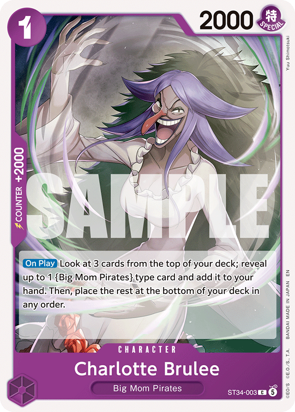 Charlotte Brulee - ST34-003 - PURPLE Charlotte Katakuri