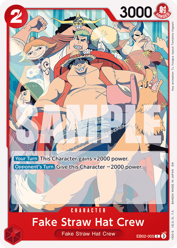 Fake Straw Hat Crew - EB02-005 - Anime 25th Collection