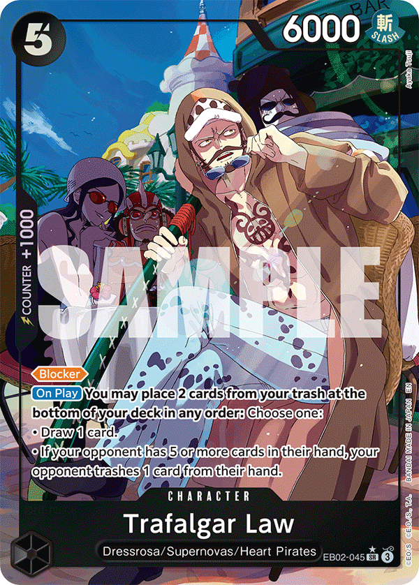 Trafalgar Law (Alternate Art) - EB02-045 - Anime 25th Collection