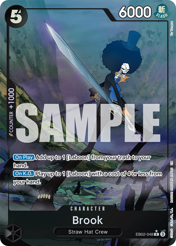 Brook (Alternate Art) - EB02-048 - Anime 25th Collection