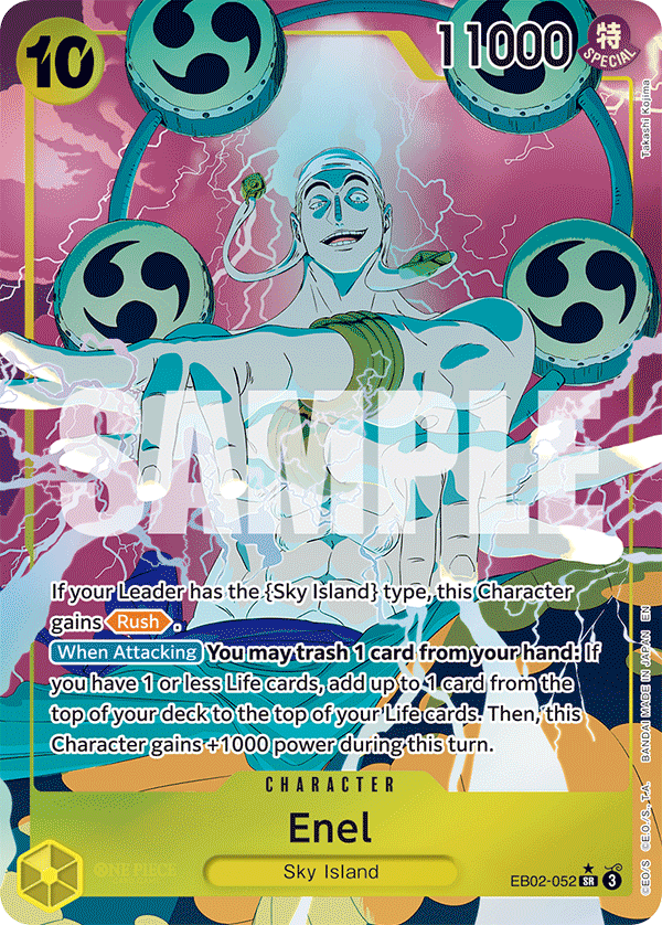 Enel (Alternate Art) - EB02-052 - Anime 25th Collection
